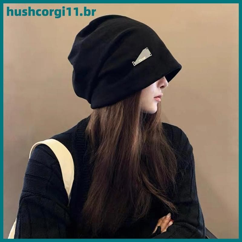 HUSH Boné De Pilha Preta Americana , Frio , Calor De Inverno , Proteção Para Os Ouvidos Fio De Malha BR