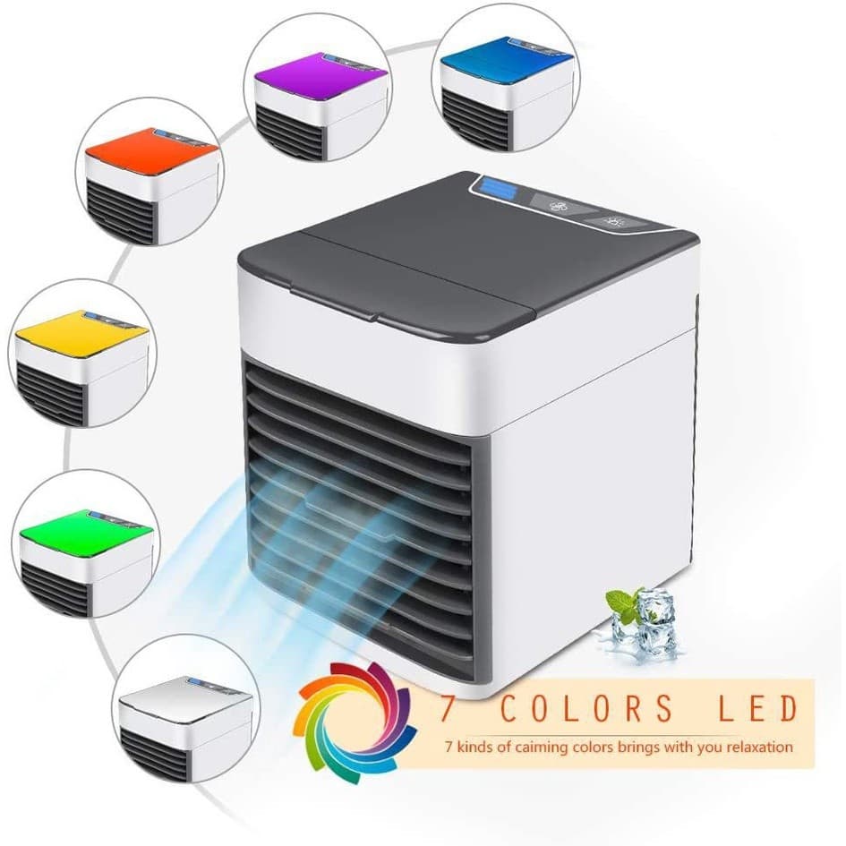 mini Refrigerador De Ar , Ventilador De Resfriamento , Condicionado Doméstico Com Frio De Umidificador De Névoa