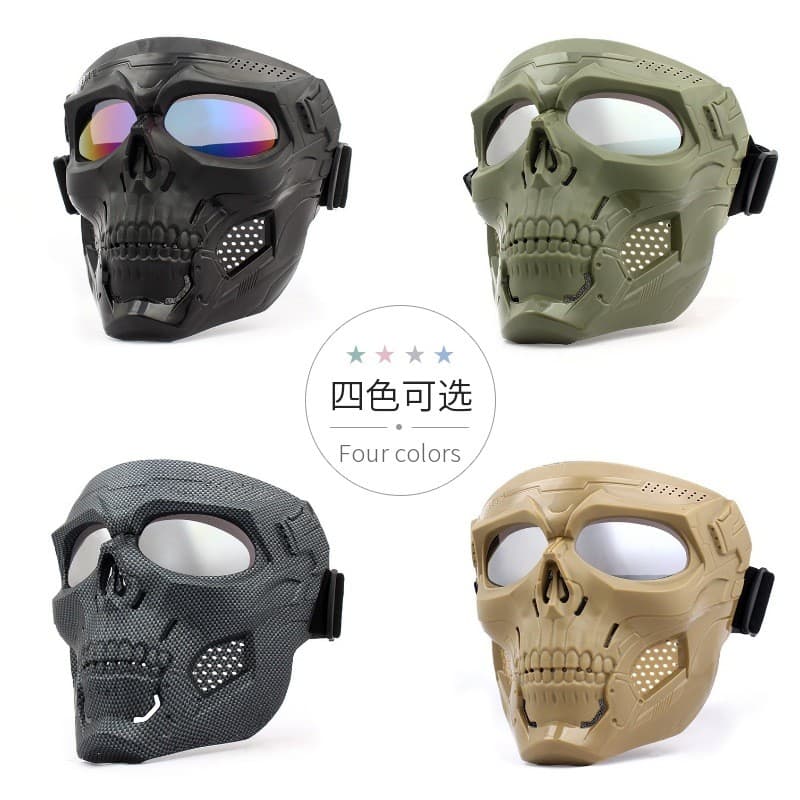 Óculos de motocicleta Off-Road, esportes, ciclismo, Harley, protetor facial, motocicleta, ciclismo, capacete tático