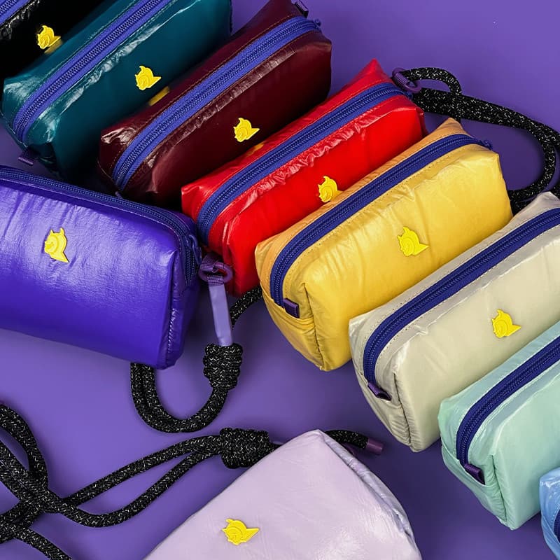 OFFWINTER Witch Candy Cube Bolsa Dupla Face Pequena Bolsa Quadrada Leve Bolsa Mensageiro Acolchoada