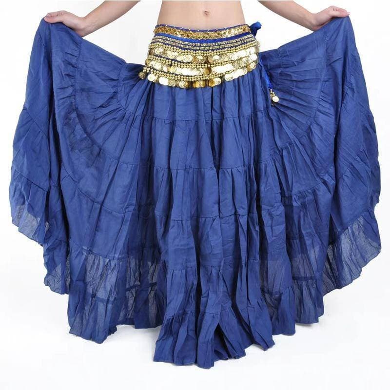 Novidades Novidades XTopDays |     720 °     Saia Longa de Dança do Ventre Cigana para Performance Feminina Tribal ATS 8