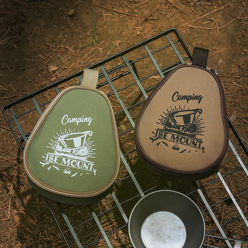 Saco de armazenamento de utensílios de mesa ao ar livre 304 tigela de neve de aço inoxidável saco especial piquenique sa