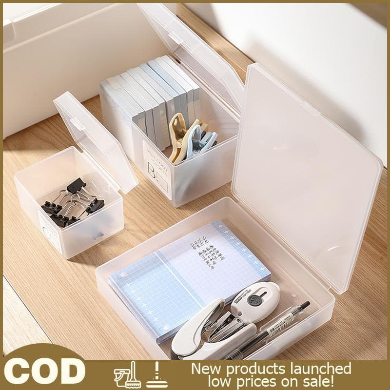 Caixa De Armazenamento De Plástico Transparente Photocards Pequeno Cartão Stiers Organizador De Mesa Subpaage Titular Pa