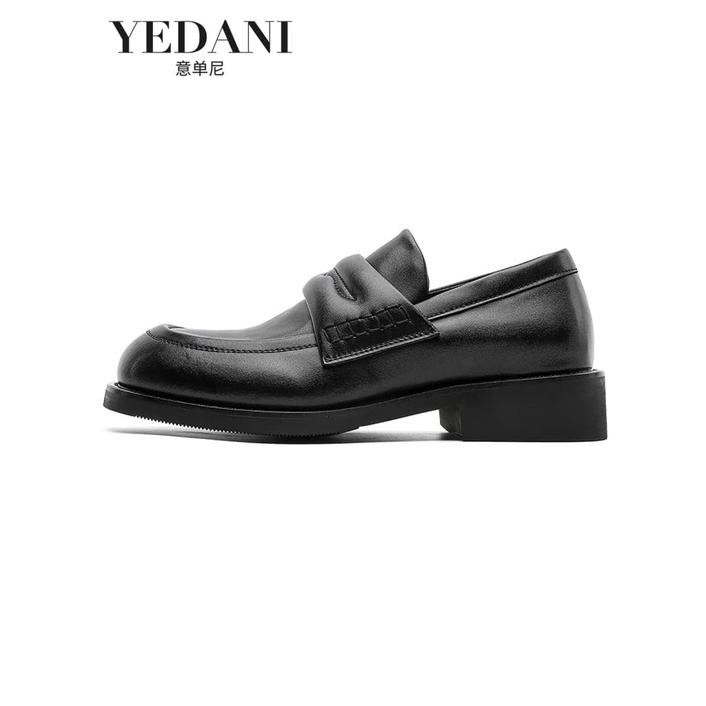 2025 primavera outono novo estilo mocassins de um Pedal simples diário All-Match sapatos de couro masculino Commuter sap