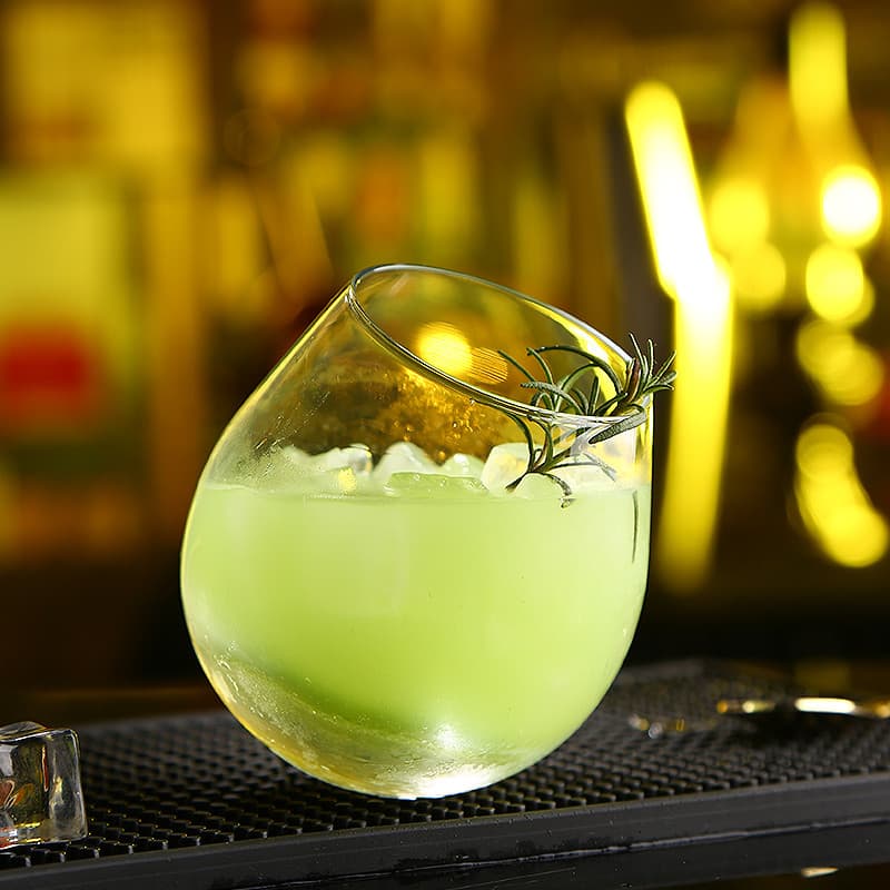 Ins estilo influenciador restaurante copo de vidro chique copo de bebida nórdico único em forma de ovo Shaker copo de su