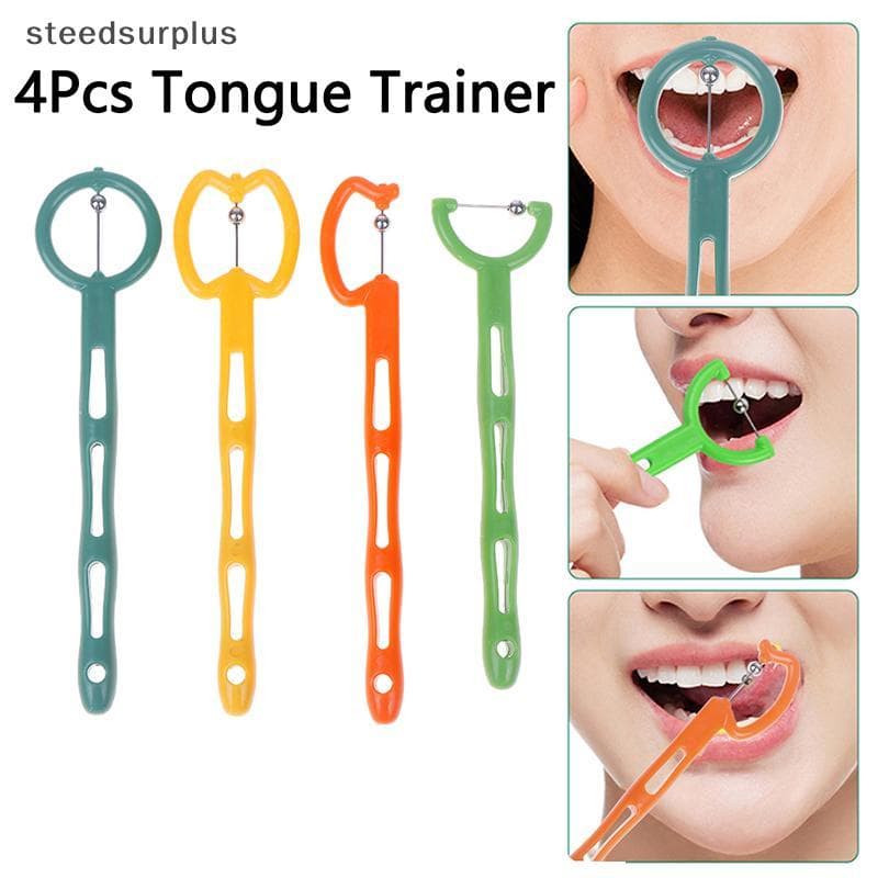 4 Pçs Crianças Língua Ponta Exercício Para Adultos Terapia De Fala Autismo Reabilitação Sensorial Oral Treinador Muscula