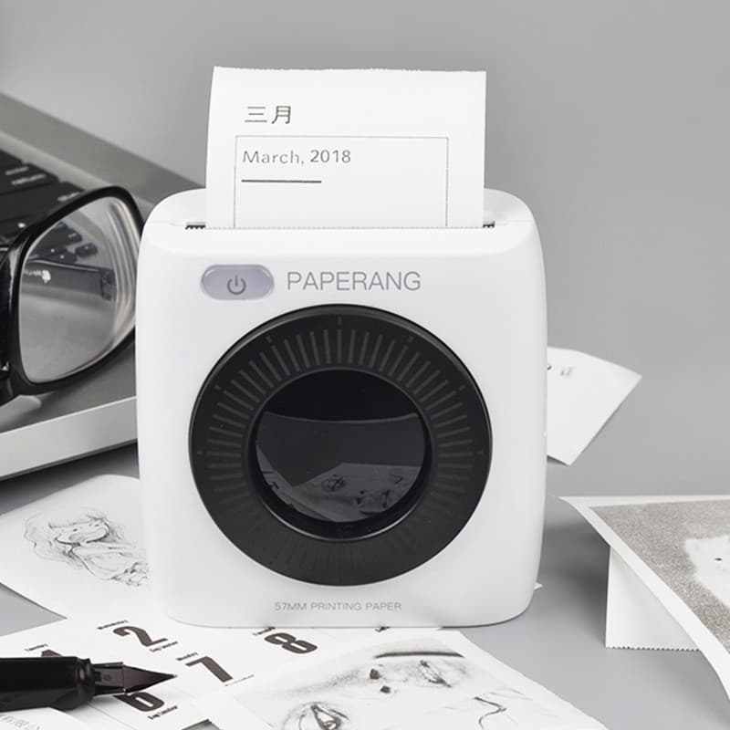 P PAPERANG Meow Meow Machine P2 Impressora térmica Estudante Pergunta errada Arranjo Ferramenta útil Bluetooth Impressor