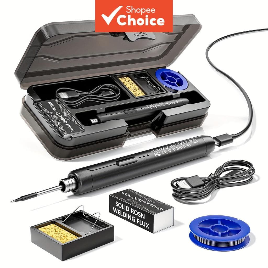 Ferro De Solda USB Portátil WELUVFIT , Recarregável Sem Fio , 3 Configurações De Temperatura , Ferramenta De Reparo E ,