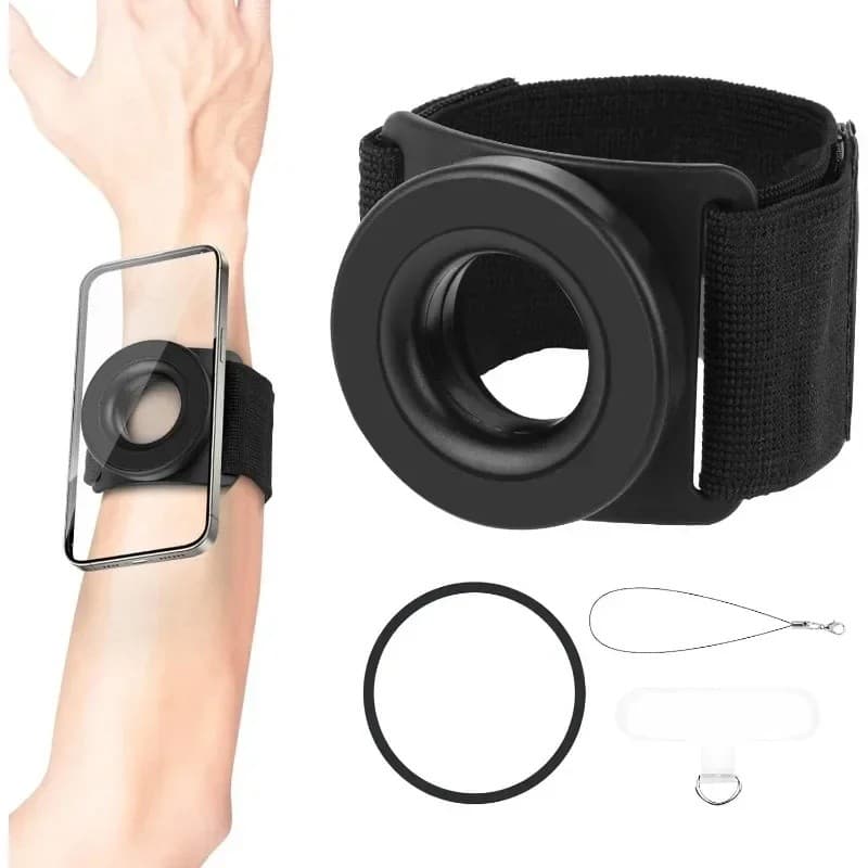 Suporte Magnético de Pulso para Celular, Suporte Universal de Pulso para Celular para Vlogs ao Vivo, Fitness e Motorista
