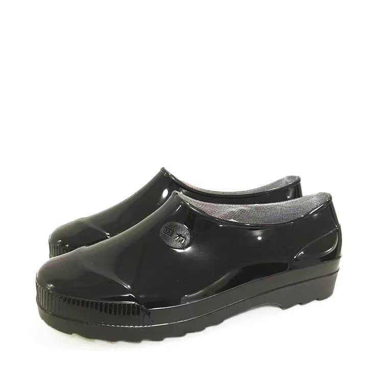 WARRIOR Pull Back Botas de chuva de tubo curto | Botas de água ao ar livre quatro estações antiderrapantes impermeáveis