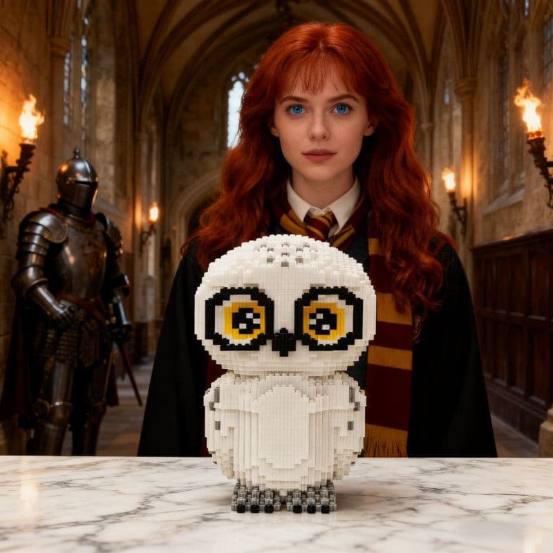 Blocos de construção montados tridimensionais Owl 3D|Modelo de madeira de alta dificuldade|Brinquedos educativos DIY par