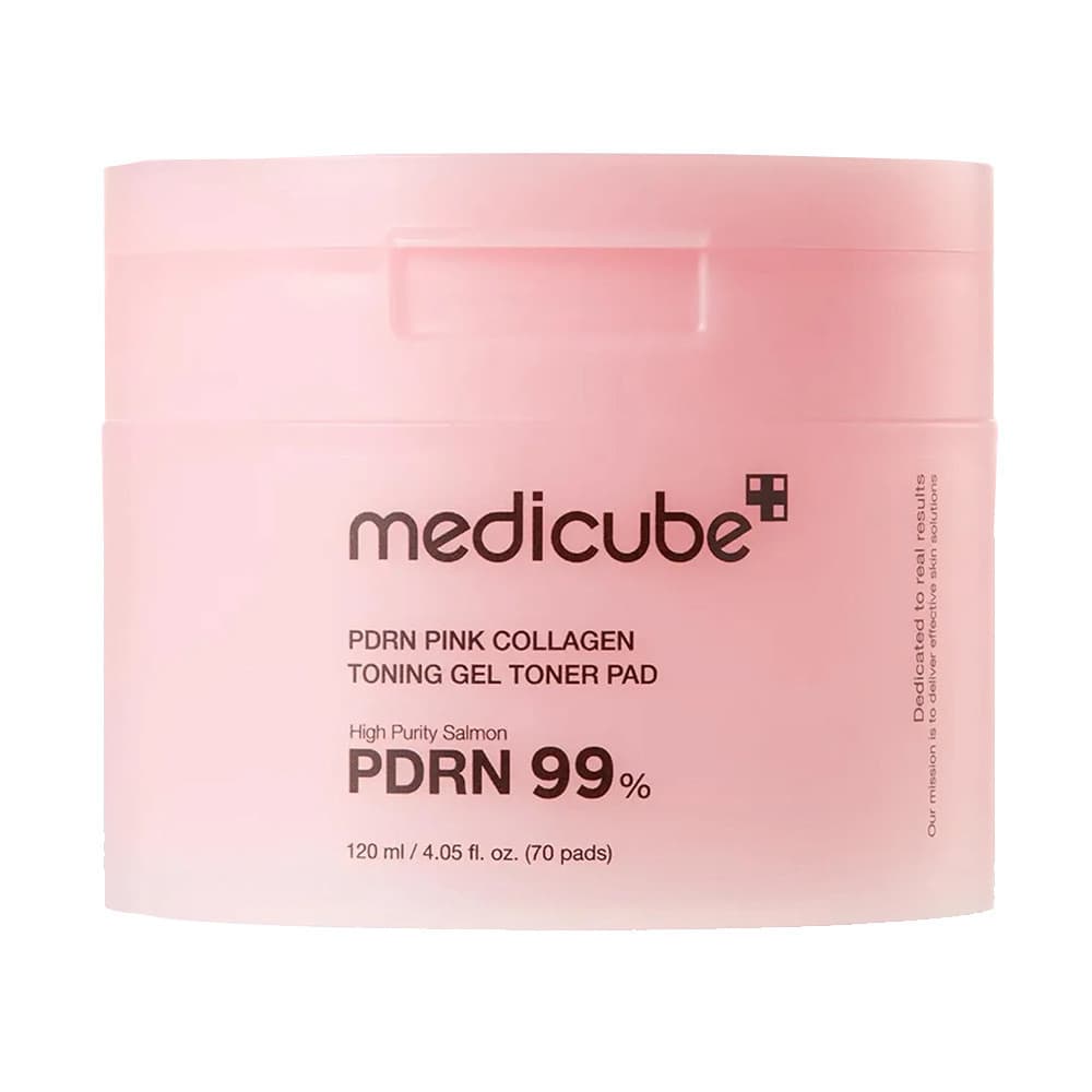 medicubePDRN99%ColágenoTônico em PadsGelParaTexturaÁsperaMelhoraOpacidadeUsoDiário FKGW