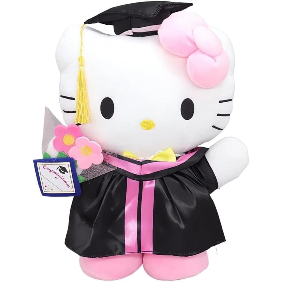 Pelúcia de Formatura 2026, Brinquedo de Pelúcia de Gatinho Fofo de 14" para Fãs, Presente, Boneca de Pelúcia Macia para