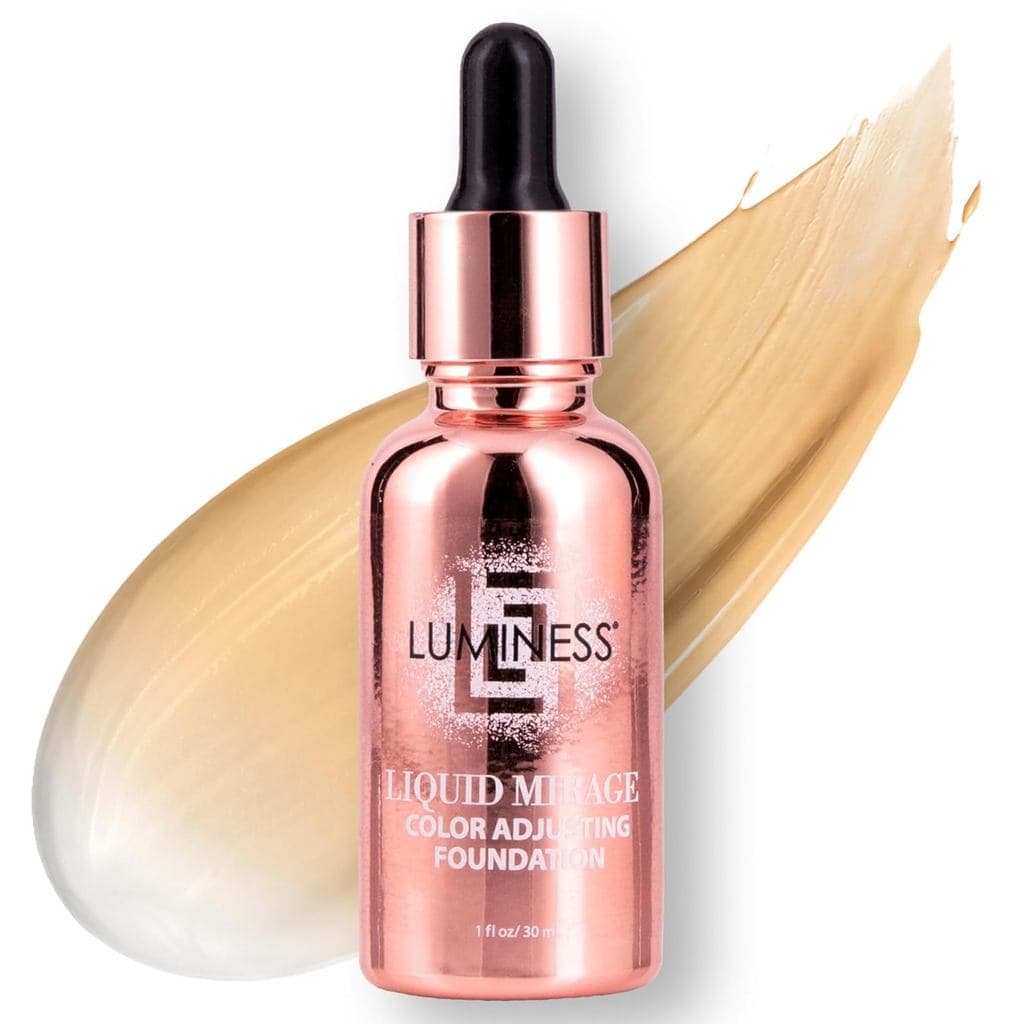LUMINESS Liquid Phantom - Uma base que muda de cor para pele madura, rica em ácido hialurônico e vitamina E, oferecendo