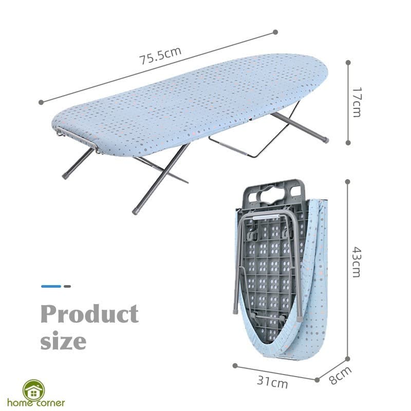 Suporte De Ferro Elétrico Dobrável-Tábua De Passar Roupa De Mesa Reforçada Para Uso Doméstico Em Hotéis