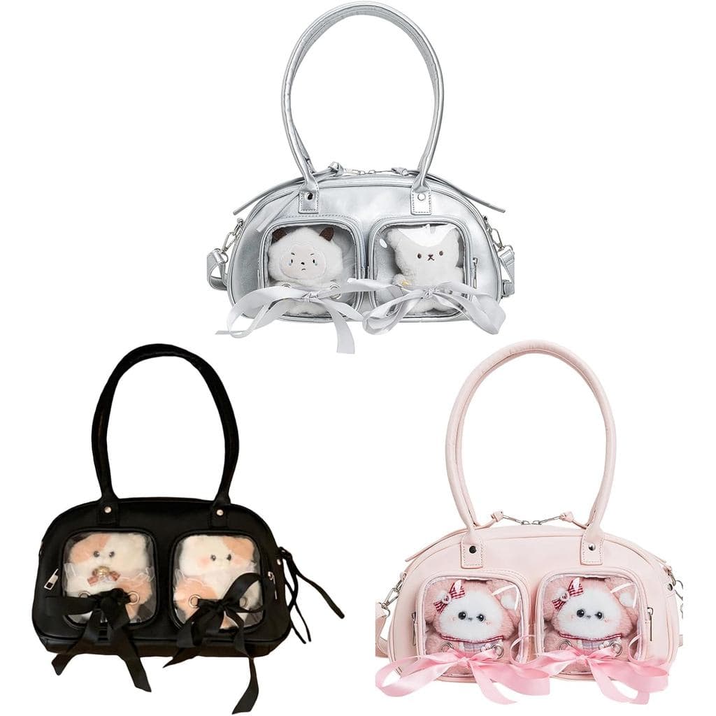 Bolsa Transparente de Mensageiro, Bolsa de Ombro Transversal Itabag Fashion, Bolsa de Mão para Exibição de Anime, para M