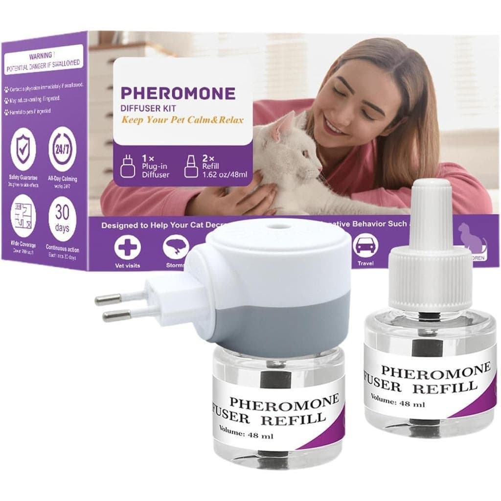Difusor de Aromaterapia Calmante para Gatos |                 Um difusor de aromas calmante e suave, adequado para gatos