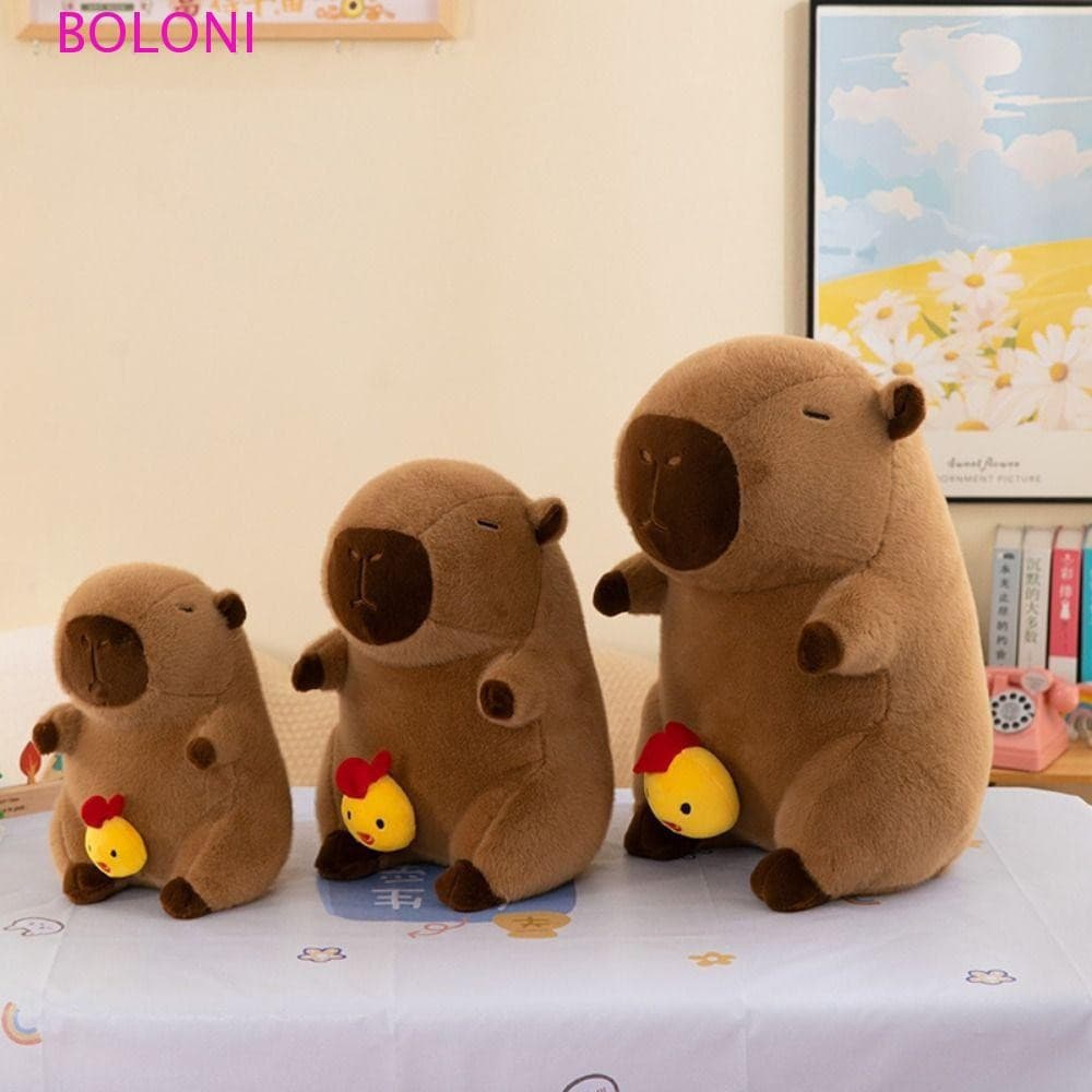 BOLONI Capibara Anime Brinquedo Fofo , Círculo De Natação Bonito Capivara De Pelúcia , Boneca De Desenho Animado