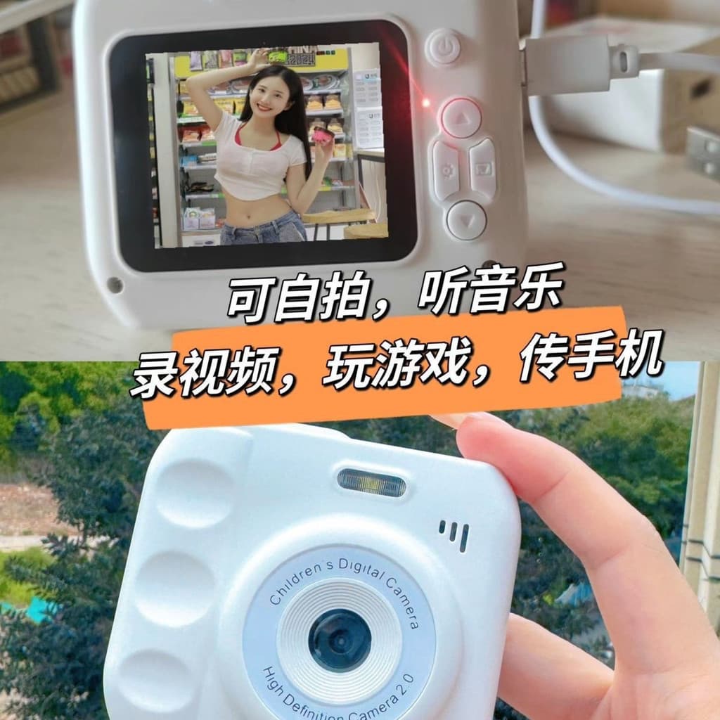Ccd Selfie câmera Digital estudante Campus barato pode foto viagem máquina de cartão de alta aparência vlog câmera