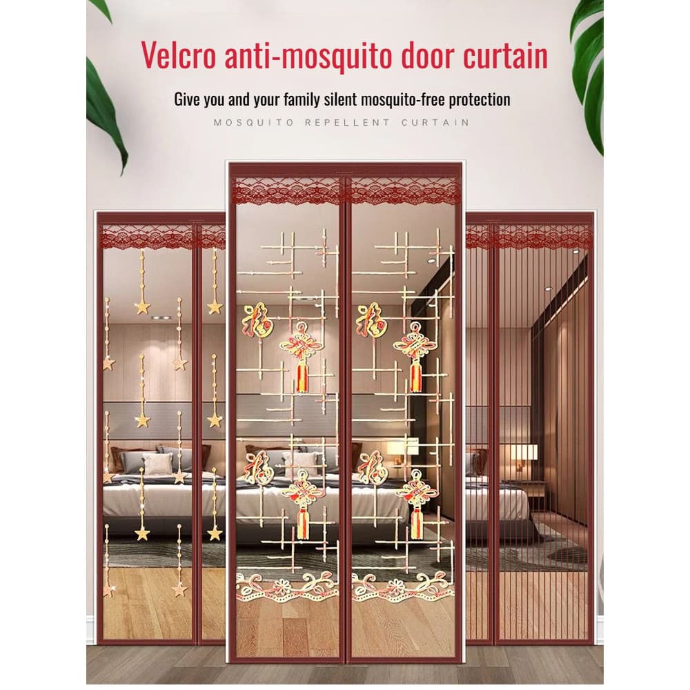 [Fecho Automático] Cortina Magnética para Porta Verão/Anti-Insetos/Fecho Automático/Cortina de Porta