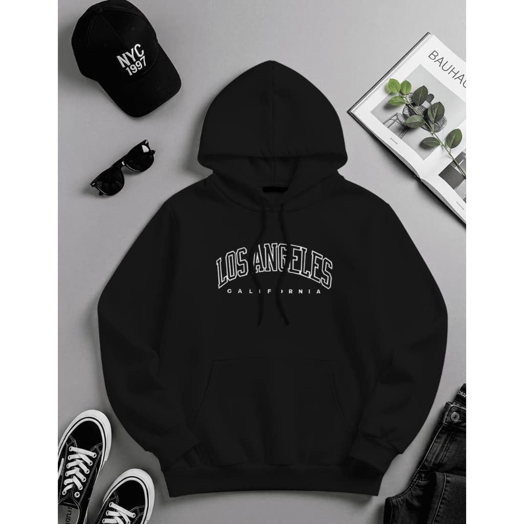 Moletom Los Angeles Street Wear Masculino e Feminino Inverno Tendência Casado Blusa de Frio Tumblr do P ao GG