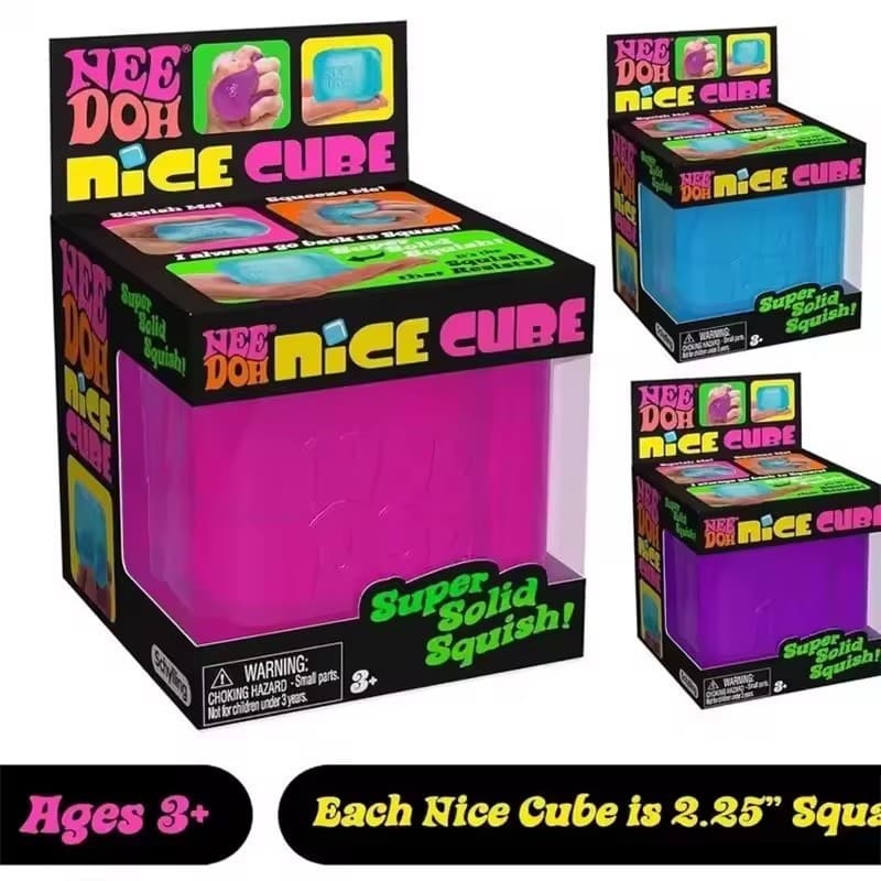 Cubo Sensorial Needoh Para Alívio De Ansiedade , Ferramenta De Mesa Antiestresse Foco Infantil E Adulto , Brinquedo Fidg