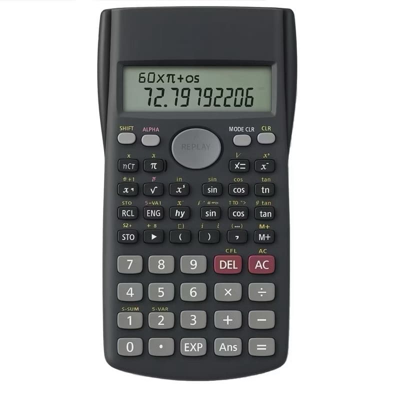 Calculadora Científica Multifuncional Visor Operações Matemáticas Avançadas Funções Trigonométricas