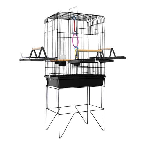 Viveiro Gaiola Para Calopsitas Aves Mansas Triplex Black
