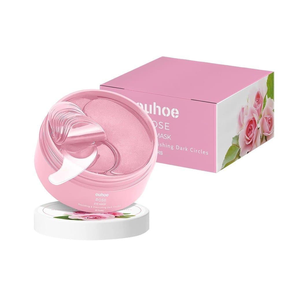 Máscara Nutritiva para Olhos com Rosa, Contém retinol e extratos de plantas naturais, Ajuda a reduzir olheiras, Hidrata
