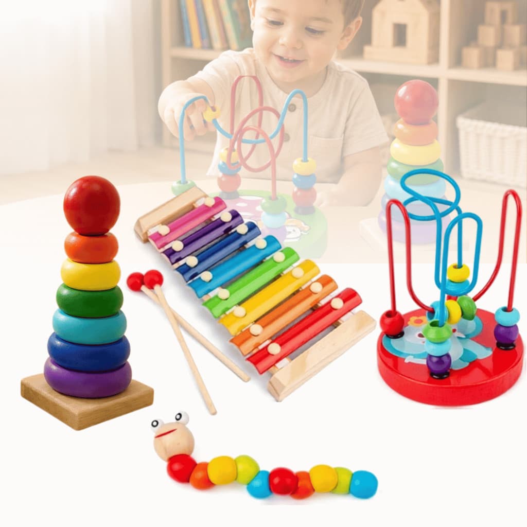 Brinquedos Madeira Educativo Montessori Didático Pedagógico