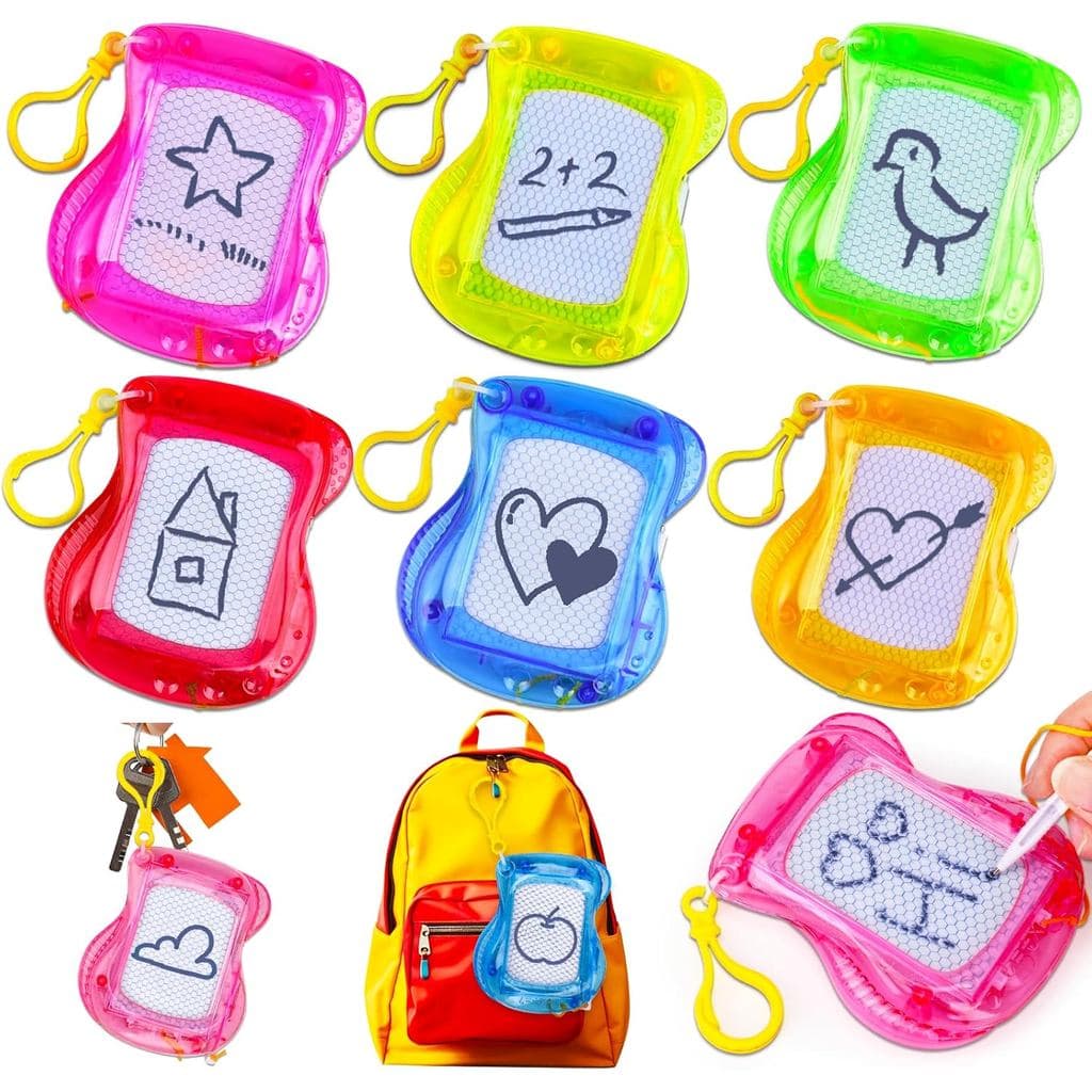 16 Peças de Mini Quadros Magnéticos para Desenho, Lembrancinhas em Lote para Crianças de 4-8 e 8-12 Anos, Brindes de Ani