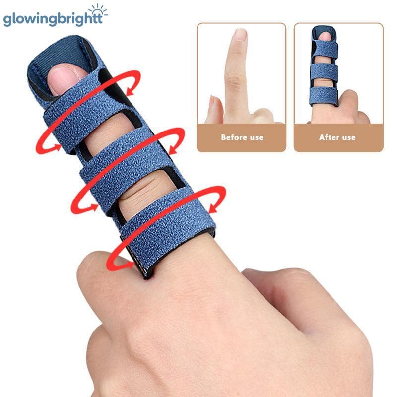 Suporte De Tala De Dedo Com Gatilho GLOWI 3 Alças Ajustáveis Para Todos Os Dedos