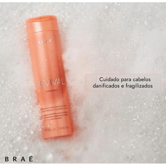 Braé Revival Shampoo Reconstrução Profunda 250ml Últimas Unidades Envio Rápido