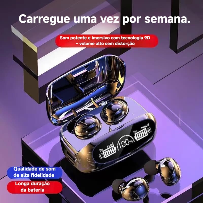 M32-True fone de ouvido Bluetooth sem fio de alta qualidade para jogos de corrida ao ar livre