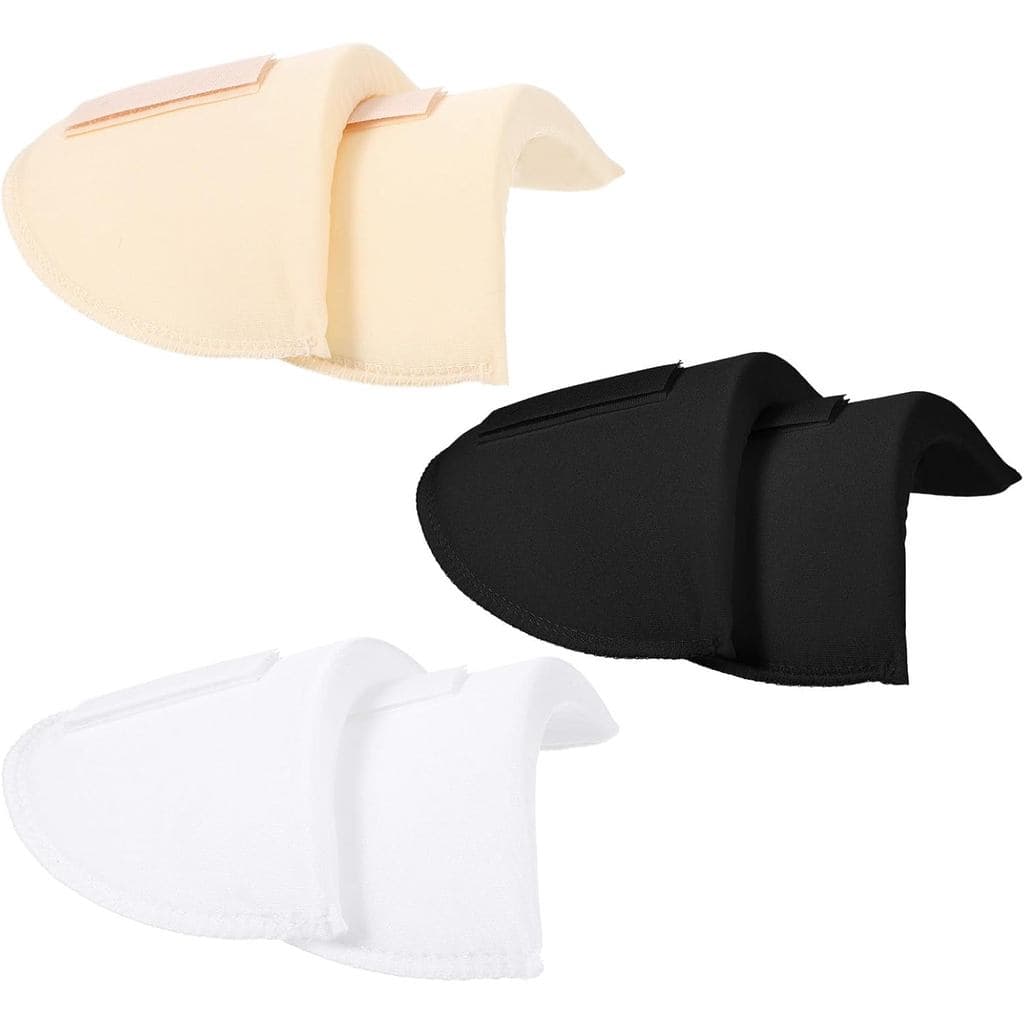 3 Pares de Almofadas de Ombro para Roupas Femininas, Almofadas de Ombro Embutidas com Design Antiderrapante, Almofadas d