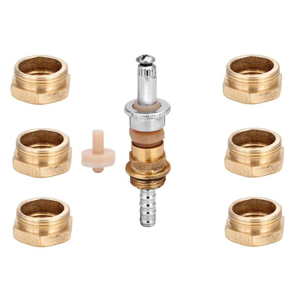 Kit Reparo Salva Registro Pressão Chuveiro Universal Latão Mecanismo Conserto Banheiro Buchas Metal