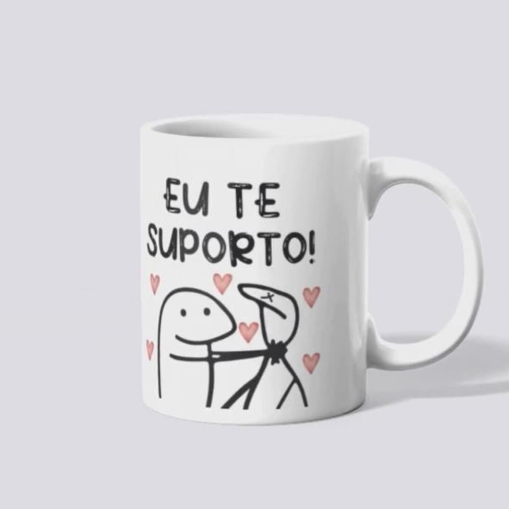 Caneca de Porcelana Flork personalizada com frases divertidas