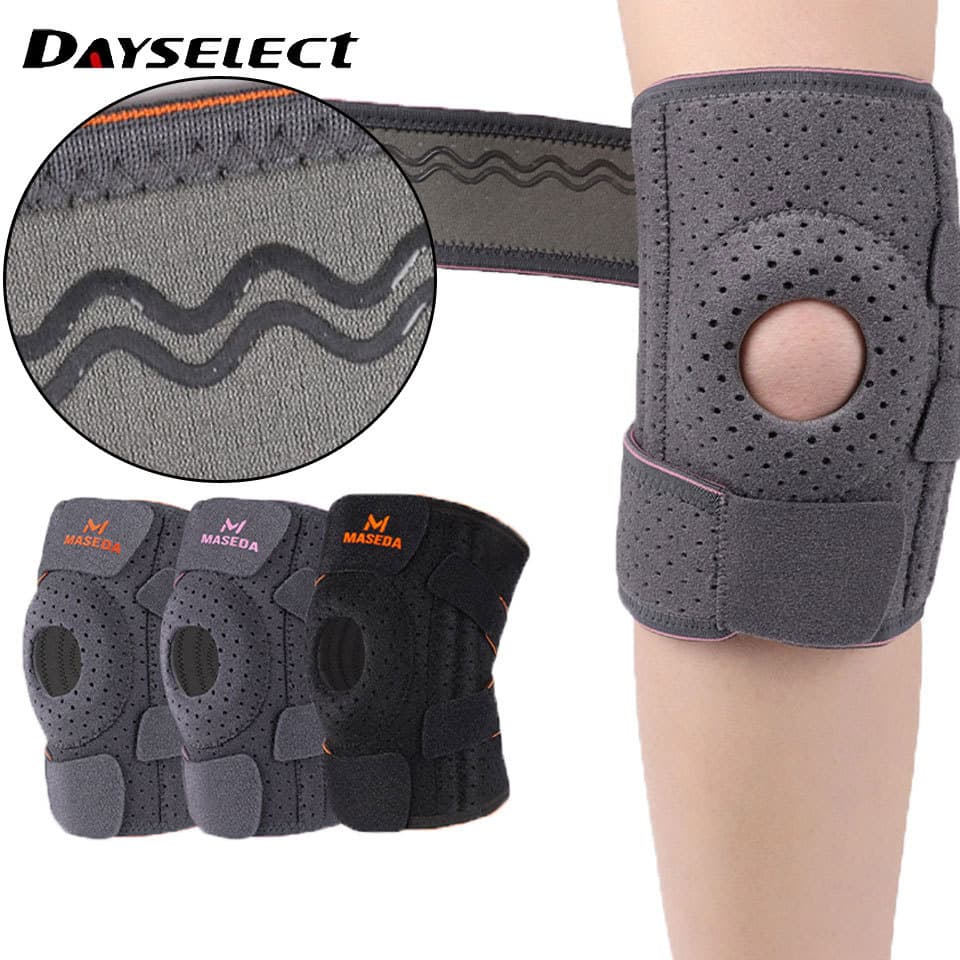 DAYSELECT 1 Peça Antiderrapante Respirável Anti-Fricção Silicone Engrossar Escalada Esporte Cinta Patelar