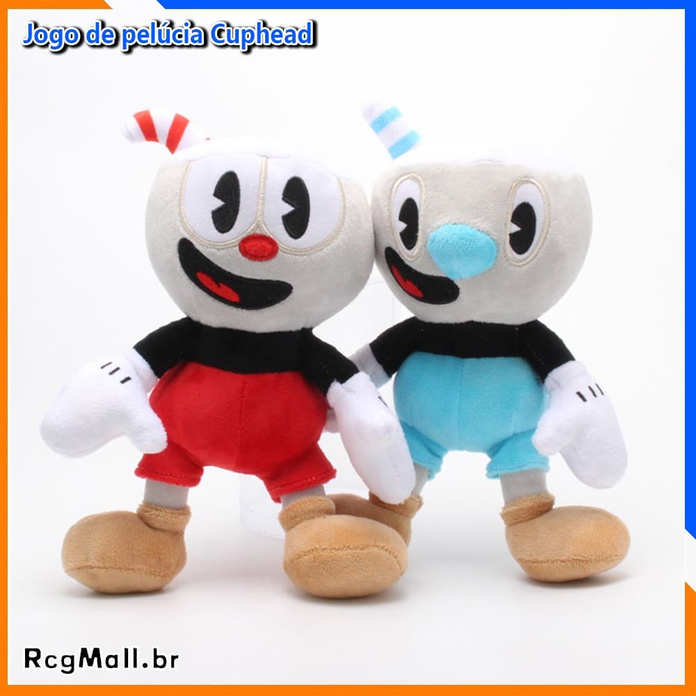 Canecaman /Brinquedo De Pelúcia Do Cuphead /Cuphead Boneca de Pelúcia Brinquedos  /Pelúcia Cuphead Game Jogo /25 Centíme