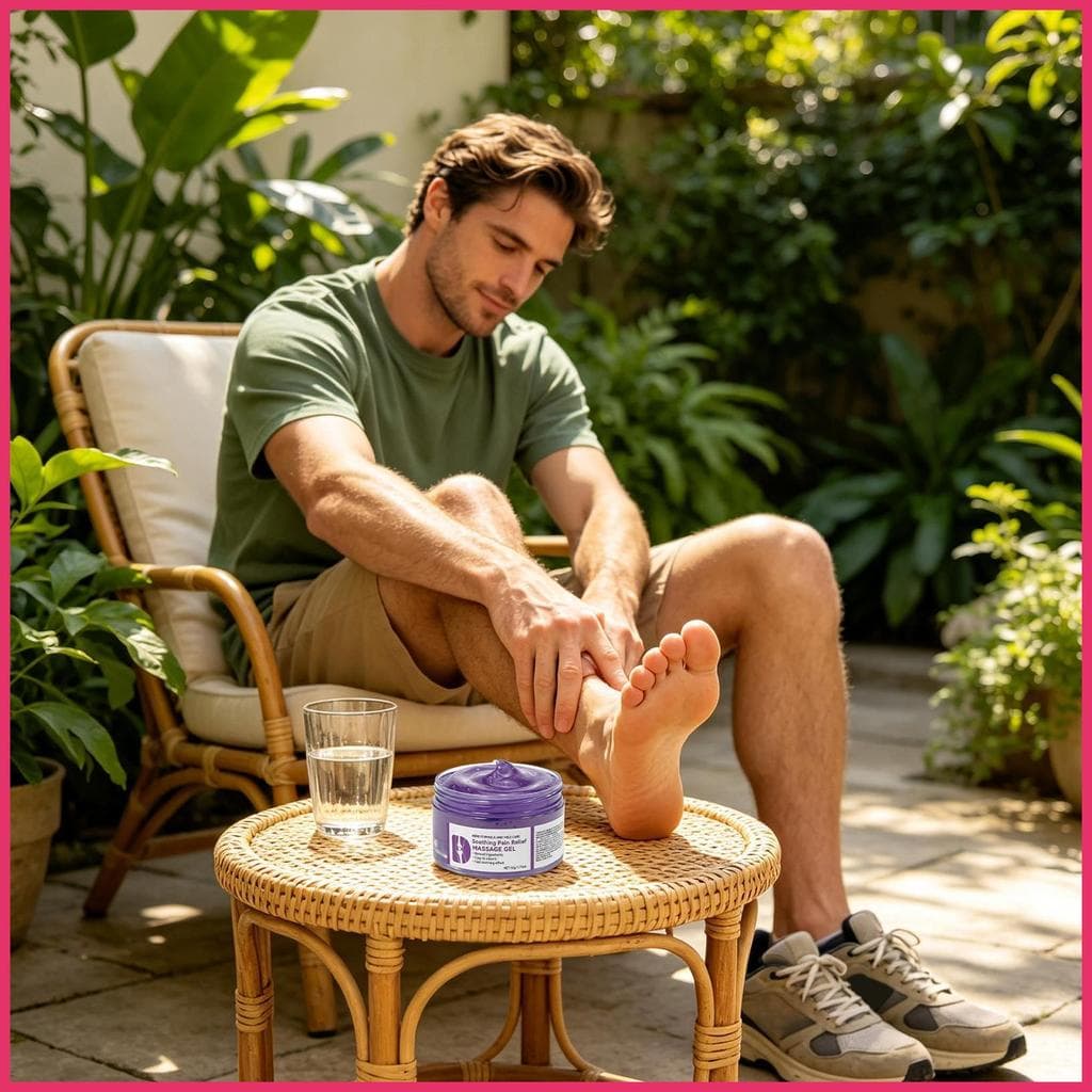 Gel De Massagem 100g Absorção Rápida Loção Hidratante Suave Corporal Para Mulheres Homens Adultos Joelho Pescoço xurit1b