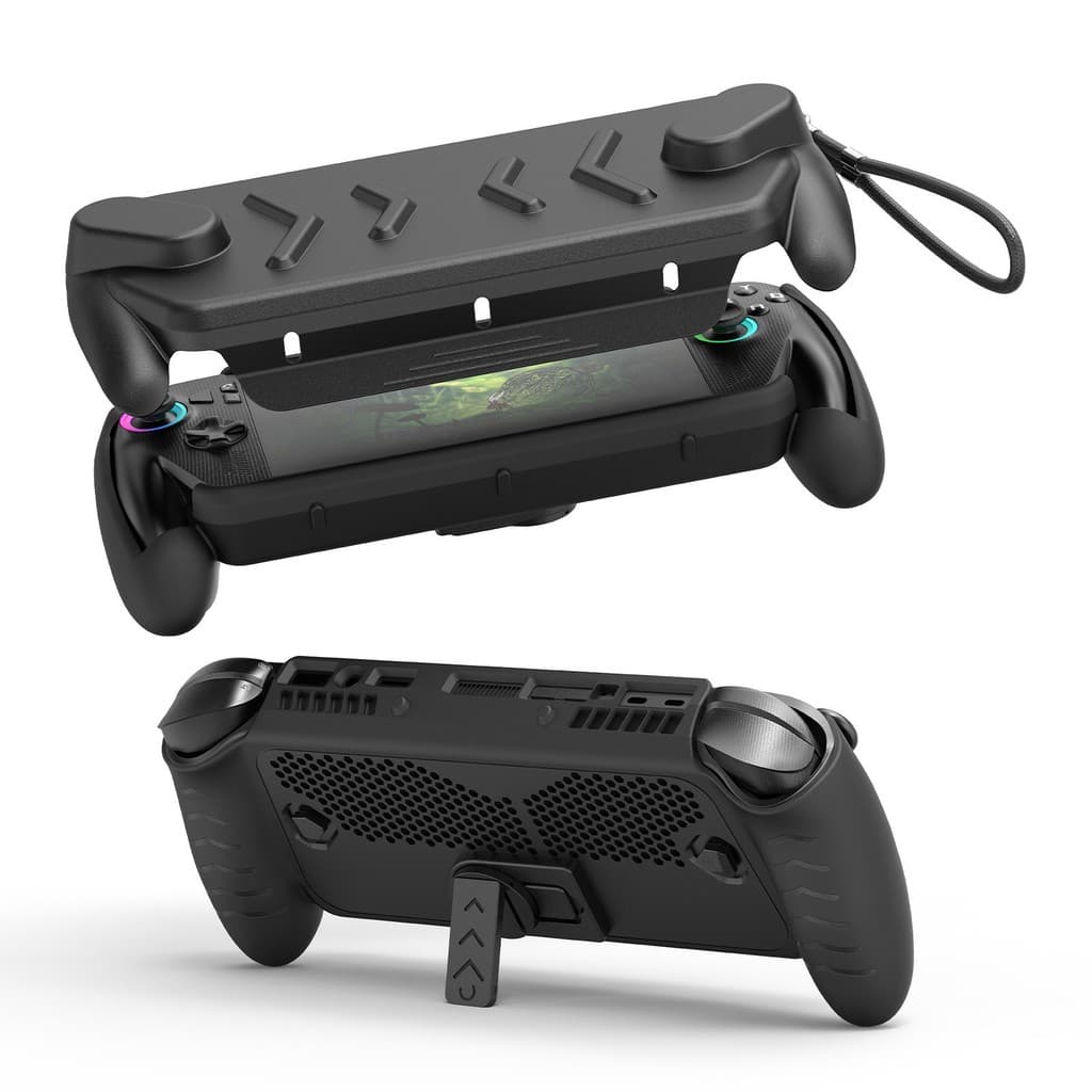 Adequado para R-OG X-box Ally/X Capa protetora com tudo incluído TPU flexível resistente a choques ABS Hard Shell JYS-X1