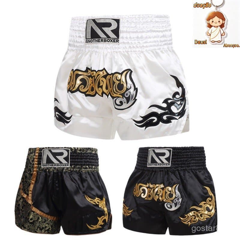Thai Muay Thai ufc treino de luta Sanda treino de verão calções de boxe mma calções de luta
