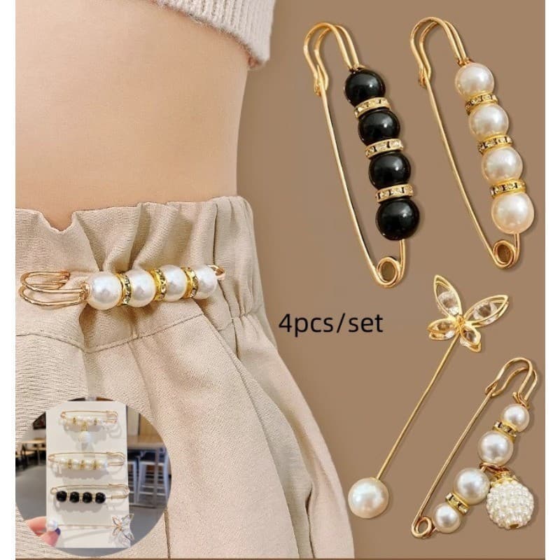 Cintura Removível Cincher Fivela De Sem Costura Adequada Para Vestidos Jeans Soltos Instantânea Anti-Reflexo , Broche