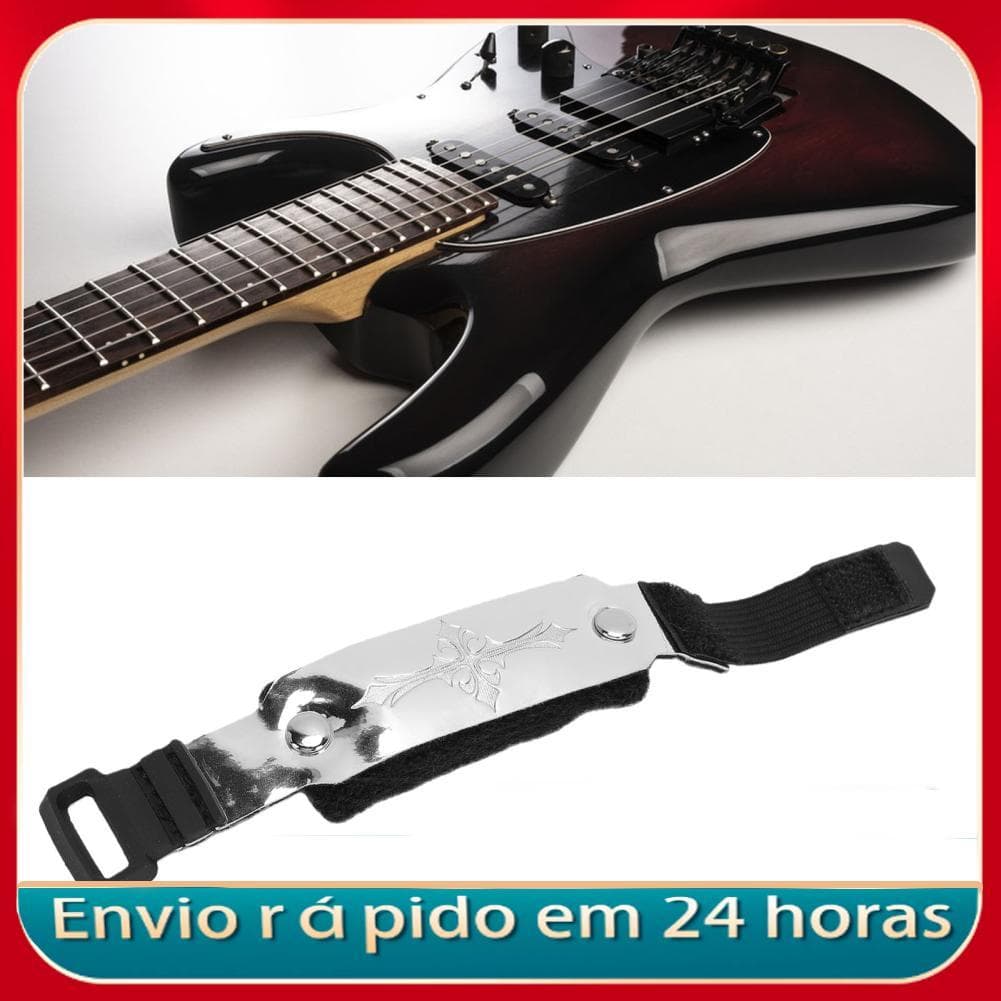 Corda de guitarra mudo prata para 6 baixos guitarras acústicas padrão crucifixo