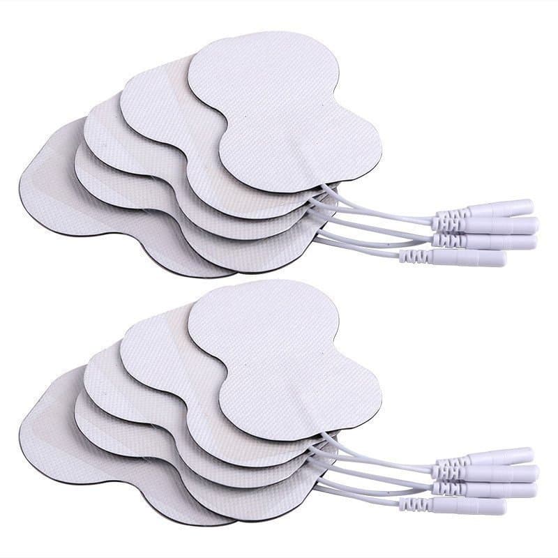 Almofada de eletrodo de tecido não tecido 5,5*9 cm, autoadesiva, adequada para substituição de almofadas de eletrodo de