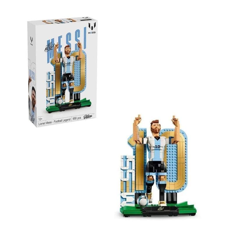958 PCS Série da Copa do Mundo Football Legend Star Messi Boy Montado Bloco de Construção Cristiano Ronaldo