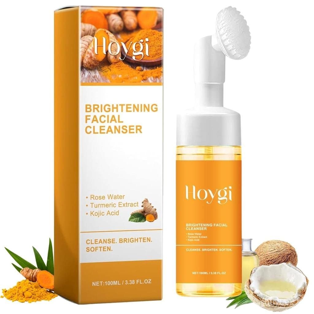 1 unidade de limpador facial de cúrcuma, sabonete facial de cúrcuma, adequado para todos os tipos de pele DNIE