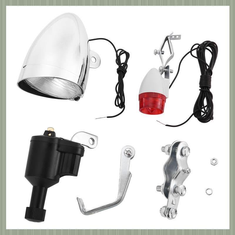 (Uft) Luz De Bicicleta Motorizada , Gerador De Dínamo De Fricção , Traseira 6V 3W , Acessórios