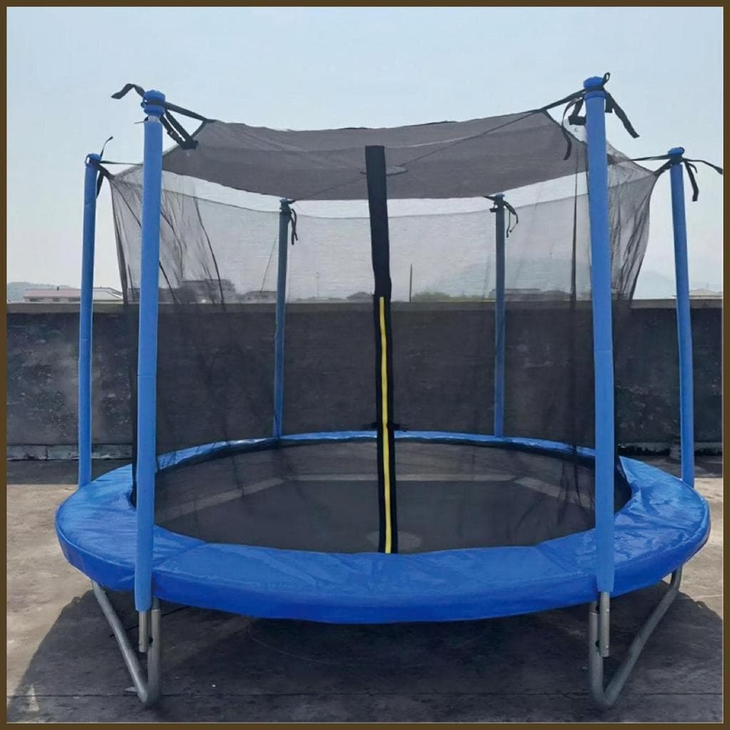 Trampolim Sombra Capa À Prova Dwaterproof Água Protetor Solar Pano Tenda Para Ao Ar Livre Crianças Quintal sentanebr