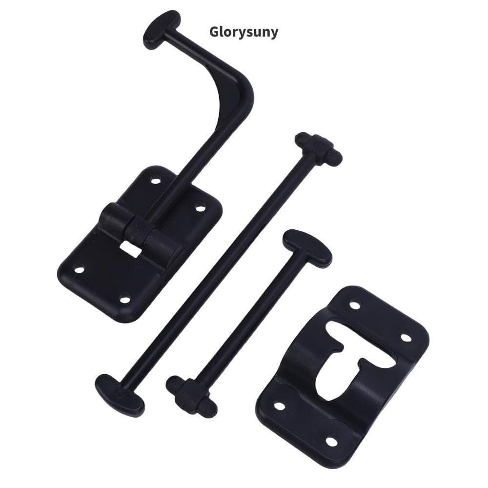 GLORYSUNY Captura De Suporte De Porta , De Entrada Preto Para Trailer Branco De 90 Graus